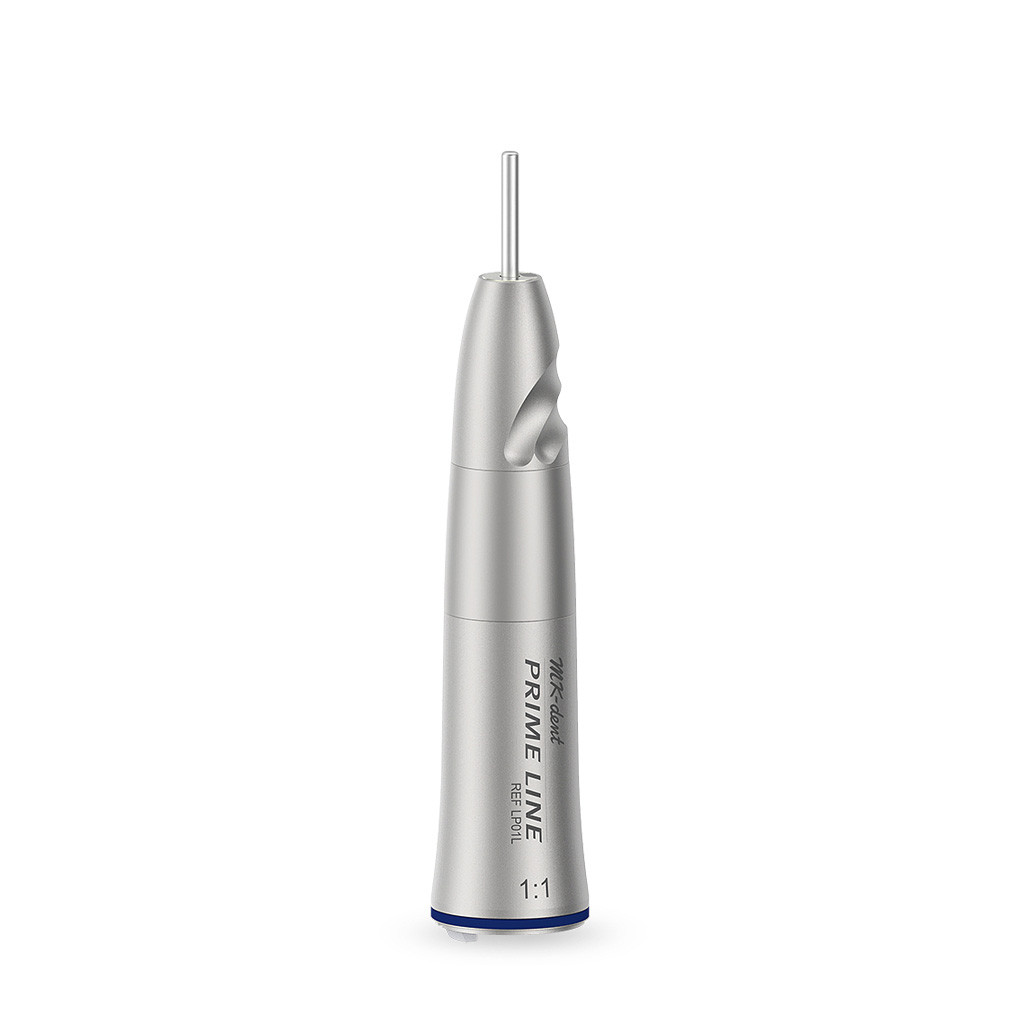 Blaues gerades Handstück – MK-dent Prime Line mit Licht